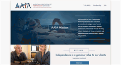 Desktop Screenshot of aaia.com