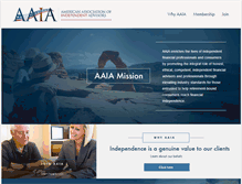 Tablet Screenshot of aaia.com